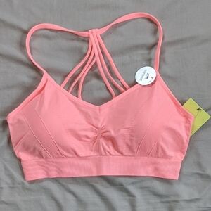 Women's Pink Strappy Bralette